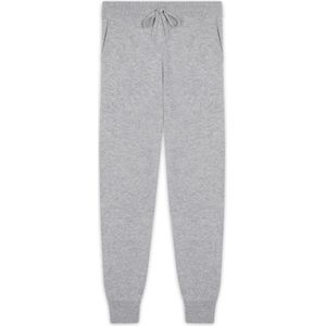 JUST CASHMERE Broek  grijs gemêleerd
