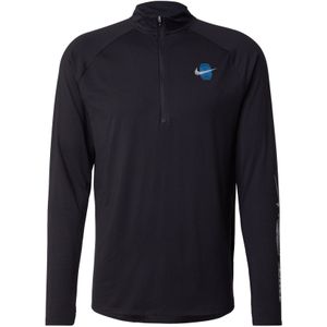 NIKE Functioneel shirt 'STRIDE ENERGY'  azuur / zwart / wit