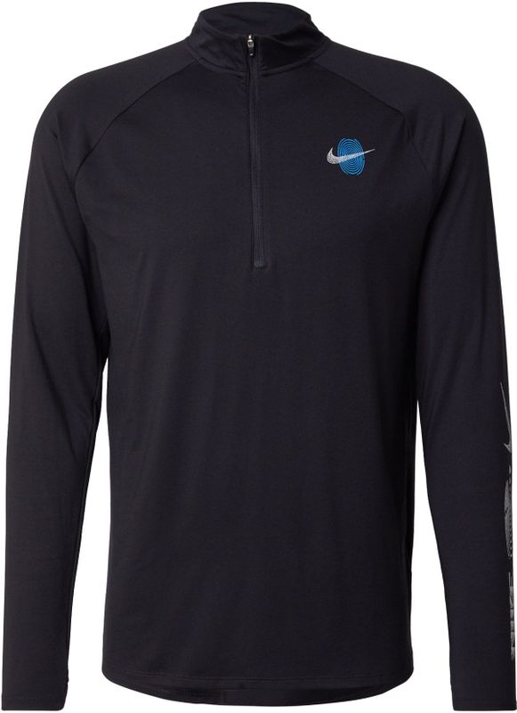 NIKE Functioneel shirt 'STRIDE ENERGY'  azuur / zwart / wit