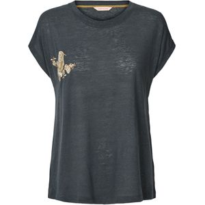 Odd Molly Shirt  donkergrijs / gemengde kleuren