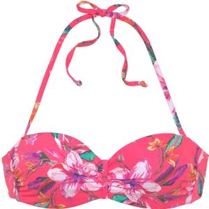 LASCANA Bikinitop  groen / lila / oranje / pink / wit
