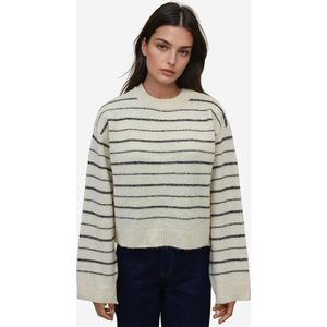 Hiccup Trui  ecru / zwart