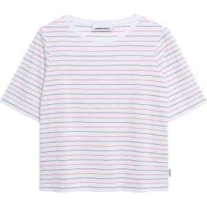 ARMEDANGELS Shirt  navy / rood / wit