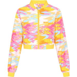 myMo - Jas - Sportief Bomberjack - Abstracte Print