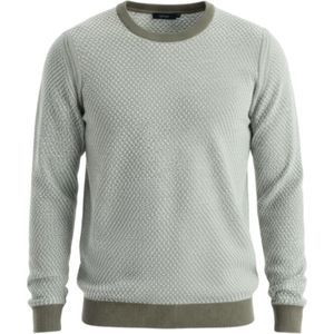 Ombre Trui 'OM-SWSW-0111'  olijfgroen / pastelgroen