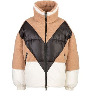 19V69 ITALIA Winterjas 'Giada'  beige / zwart / wit