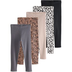 Next Leggings  bruin / donkergrijs / zwart / wit