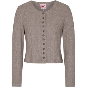 SPIETH & WENSKY Gebreide klederdrachtjasjes 'Dietzing'  taupe