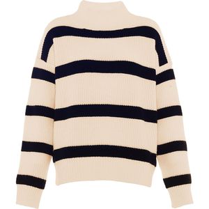 BLONDA Trui  zwart / wolwit