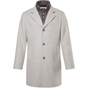 JP1880 Winterjas  lichtgrijs / donkergrijs