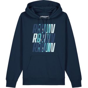 Watapparel Sweatshirt 'Run, Run, Run blue'  blauw