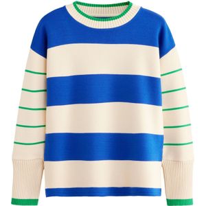 Next Trui  lichtbeige / blauw / limoen