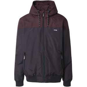 Iriedaily Tussenjas 'Insulaner'  bordeaux / zwart