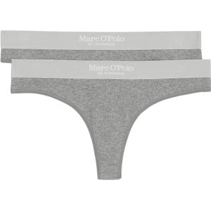 Marc O'Polo String 'Iconic Rib'  grijs / lichtgrijs / wit