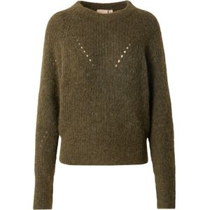 VILA Trui 'VILoa'  olijfgroen