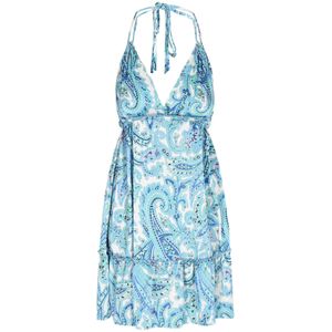 IZIA Jurk  navy / royal blue/koningsblauw / lichtblauw / wit