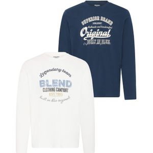 BLEND Sweatshirt ' BHBenap 2 PACK '  wit