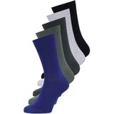 BJÖRN BORG Sokken 'ESSENTIAL'  royal blue/koningsblauw / grijs gemêleerd / kaki / olijfgroen / zwart