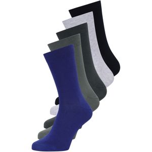 BJÖRN BORG Sokken 'ESSENTIAL'  royal blue/koningsblauw / grijs gemêleerd / kaki / olijfgroen / zwart