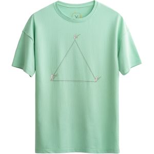 Kaft Shirt 'Sanka'  mintgroen / zwart / wit