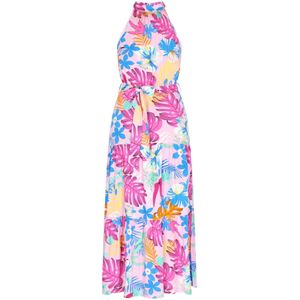 IZIA Zomerjurk  blauw / oranje / pink / rosé