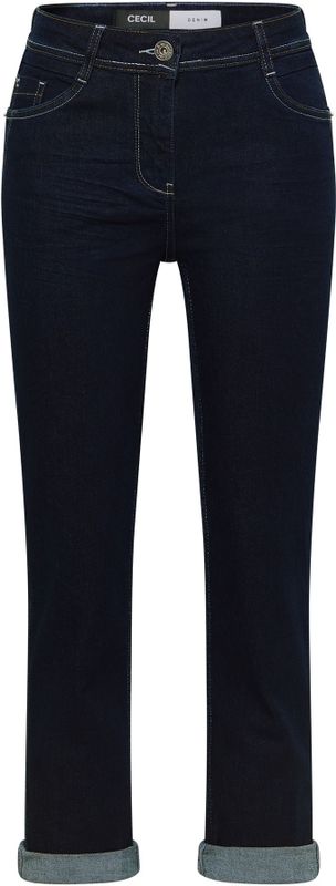 Cecil Dames Straight Legs jeans in Blauw, Gr: 25