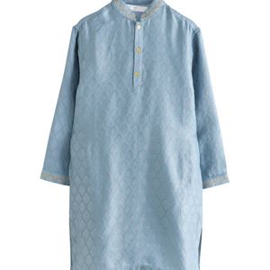Next - Kurta - Blauw - Longsleeve
