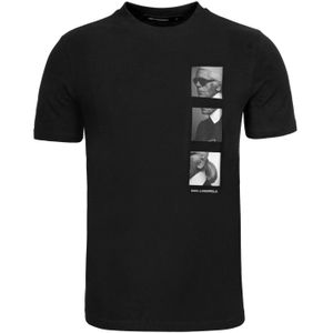 Karl Lagerfeld Shirt  zwart / wit