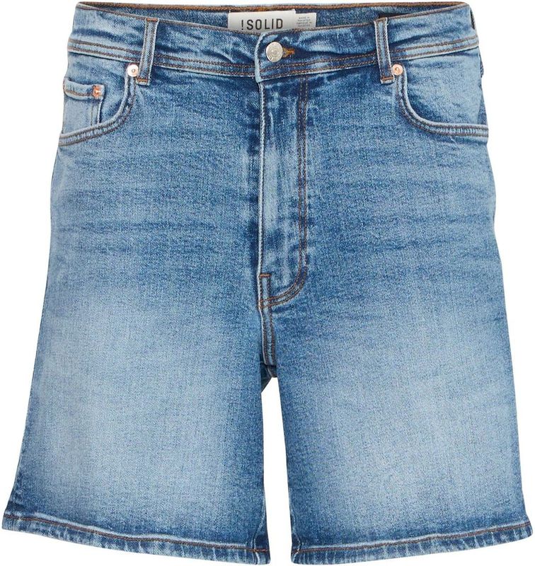 Solid - Ryan Denim Short - Blauw - Korte Broeken