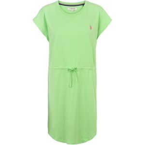 U.S. POLO ASSN. Jurk 'Ida'  lichtgroen / pink