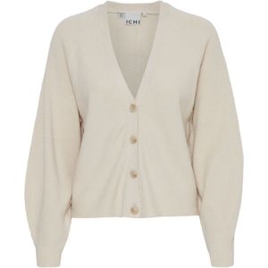 ICHI Gebreid vest 'Boston'  beige