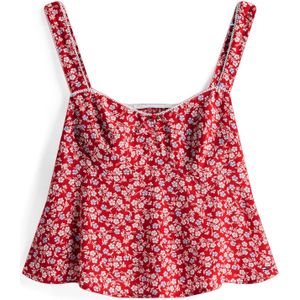 Tommy Jeans Top  lichtblauw / rood / wit