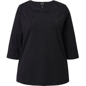 Ulla Popken Shirt  zwart