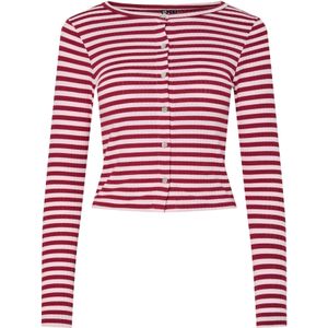 Pclaya - Vest - Knoopsluiting - Ronde Hals - Lange Mouwen