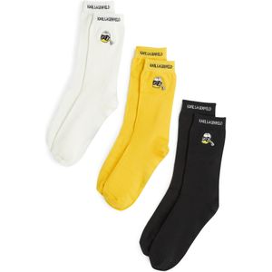 Karl Lagerfeld Sokken 'Disney x Karl Lagerfeld'  geel / zwart / wit