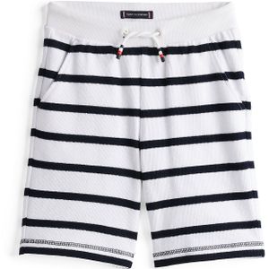 TOMMY HILFIGER Broek  navy / wit