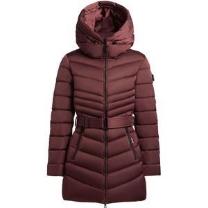 khujo Wintermantel 'Kina'  wijnrood