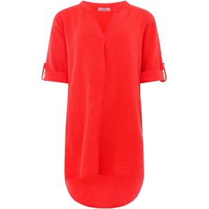 Zwillingsherz - Tuniek 'Amelie' - Rood - Lange Pasvorm
