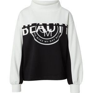 monari Sweatshirt  zwart / wit
