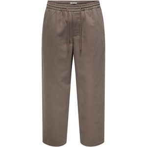 Only & Sons - ONSTIMES - Broek - Mokka - Regular Fit - Lang