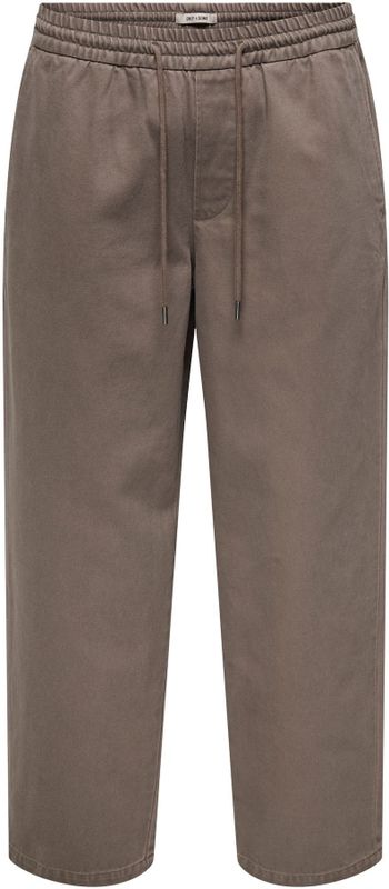 Only & Sons - ONSTIMES - Broek - Mokka - Regular Fit - Lang
