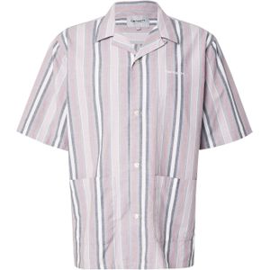 Carhartt WIP Overhemd 'Folsey'  donkerblauw / sering / mauve / wit