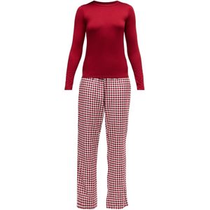 Hunkemöller Pyjama  knalrood / wit
