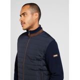 Sweatvest - Effen - Sweatstof - Opstaande Kraag - Lange Mouw