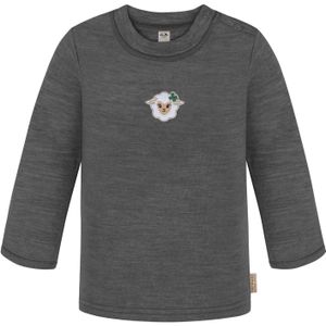 normani Shirt 'Taupo'  antraciet / pink / zwart / wit