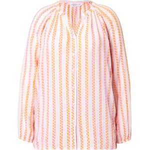 Studio Untold Blouse  geel / koraal / offwhite