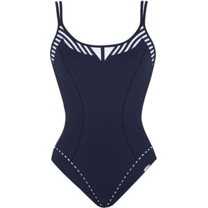 SUNFLAIR Badpak  navy / wit