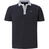 Jan Vanderstorm - Poloshirt - Donkerblauw - Jersey - Grote Maten
