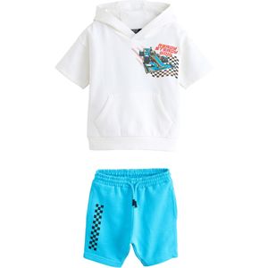 Next Set  aqua / vuurrood / zwart / wit