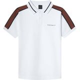 Hackett London - HK5600012 - Poloshirt - Wit - Katoen - Korte Mouwen